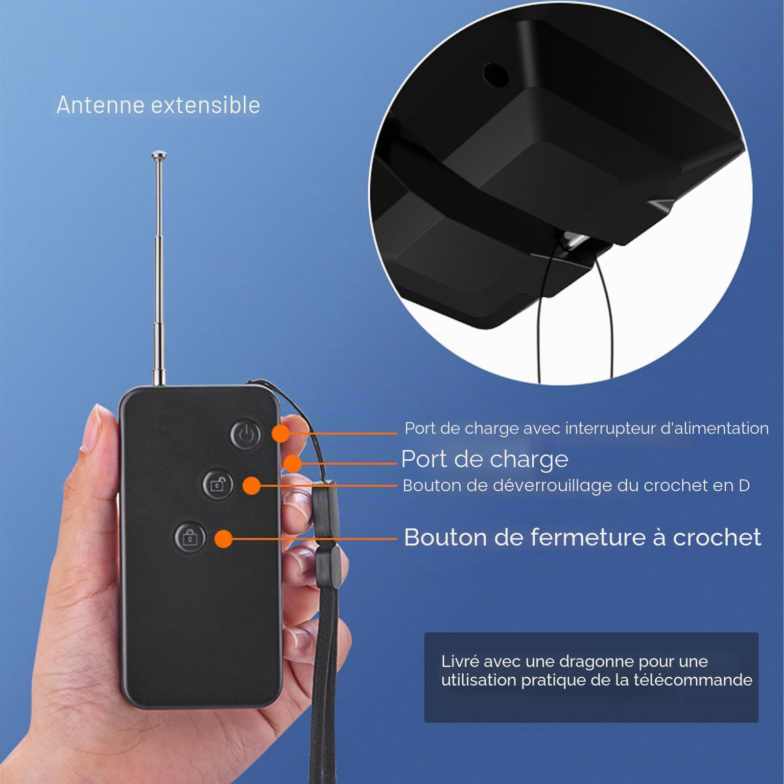 Alomejor Système de Largage d'air pour Drone RC, de 1kg, avec Portée à Distance de 500m, ABS Léger pour 3 Pro