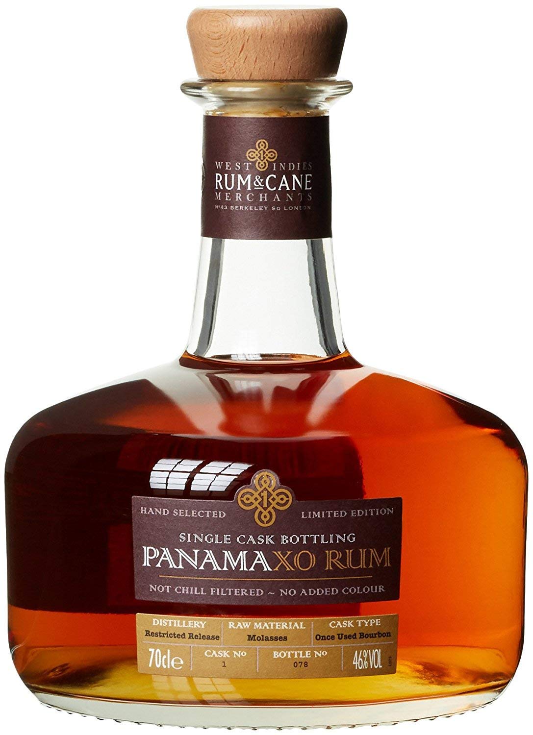 ウエストインディーズ パナマ XO ラム酒 [700ml ] 古酒 ウエストインディーズ パナマ XO ラム酒 [700ml ] 古酒