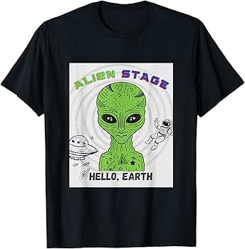 Amazon.com: AREA 51 ALIEN STAGE HELLO EARTH FLYING IN SPACE