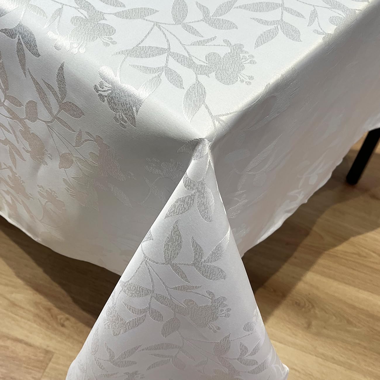 CALITEX Obrus adamaszkowy, biały, 150 x 350 cm