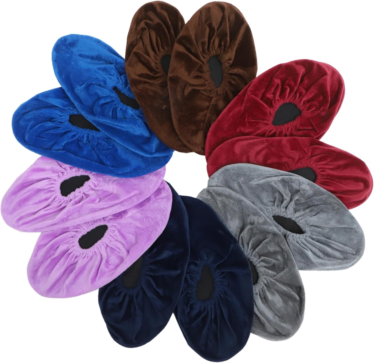 6pairs Mens Bowling Shoe Covers Lint Material Indoor Outdoor Soft Sole Protectors Easy Slide Compact Design Bowling Equipment