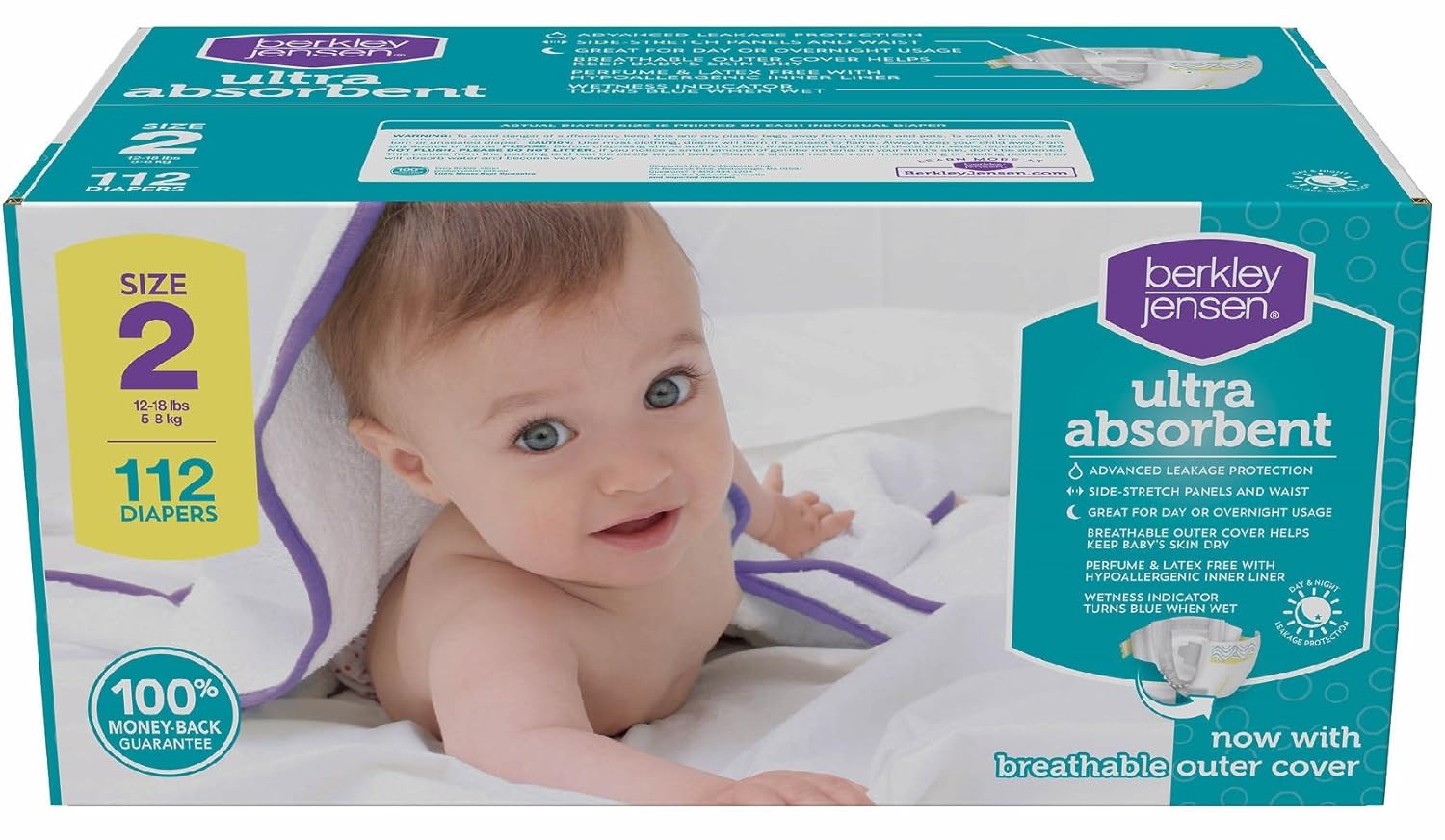 Berkley Jensen Ultra Absorbent Diapers, 180 Guam Ubuy