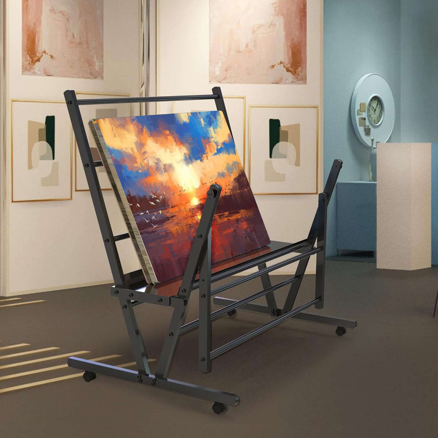 Snapklik.com : MYOYAY Movable Art Metal Print Rack