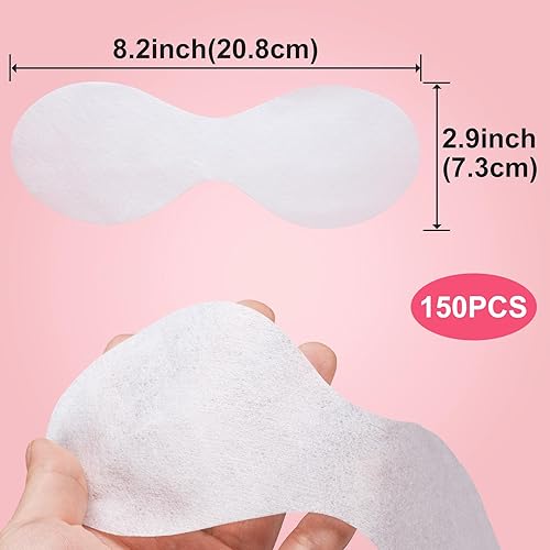 Miniatura 8 de Joez Wonderful 300 hojas de papel desechable para máscara de ojos, parches no tejidos para el cuidado de los ojos, cubiertas de papel, almohadillas