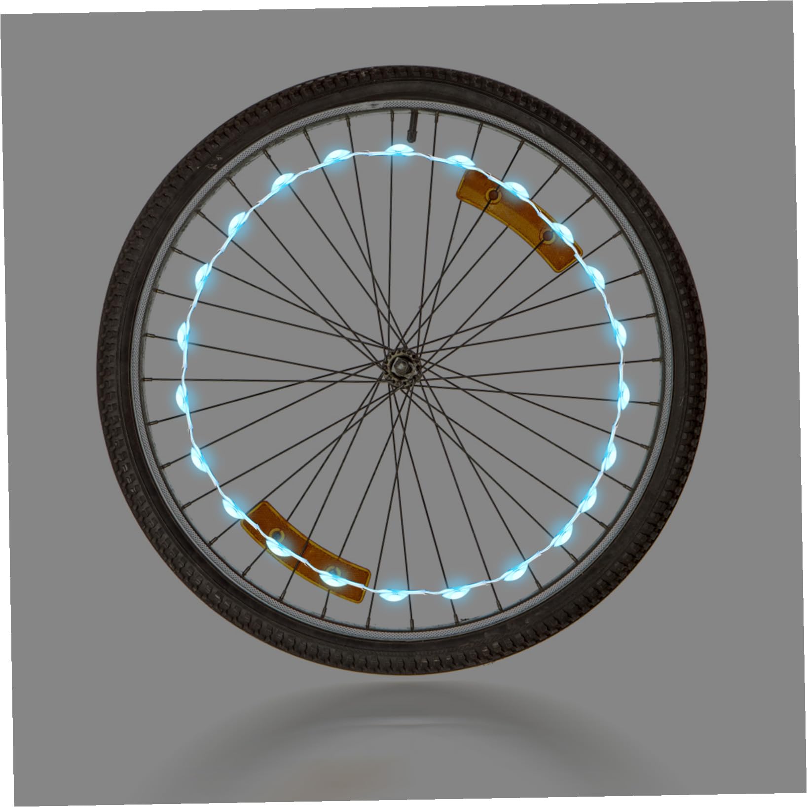 HANABASS Lumières LED de Roue de Vélo Rechargeables Accessoires de Vélo Étanches Décoratif pour Cyclisme RGB Changeant Parfaits pour Anniversaire