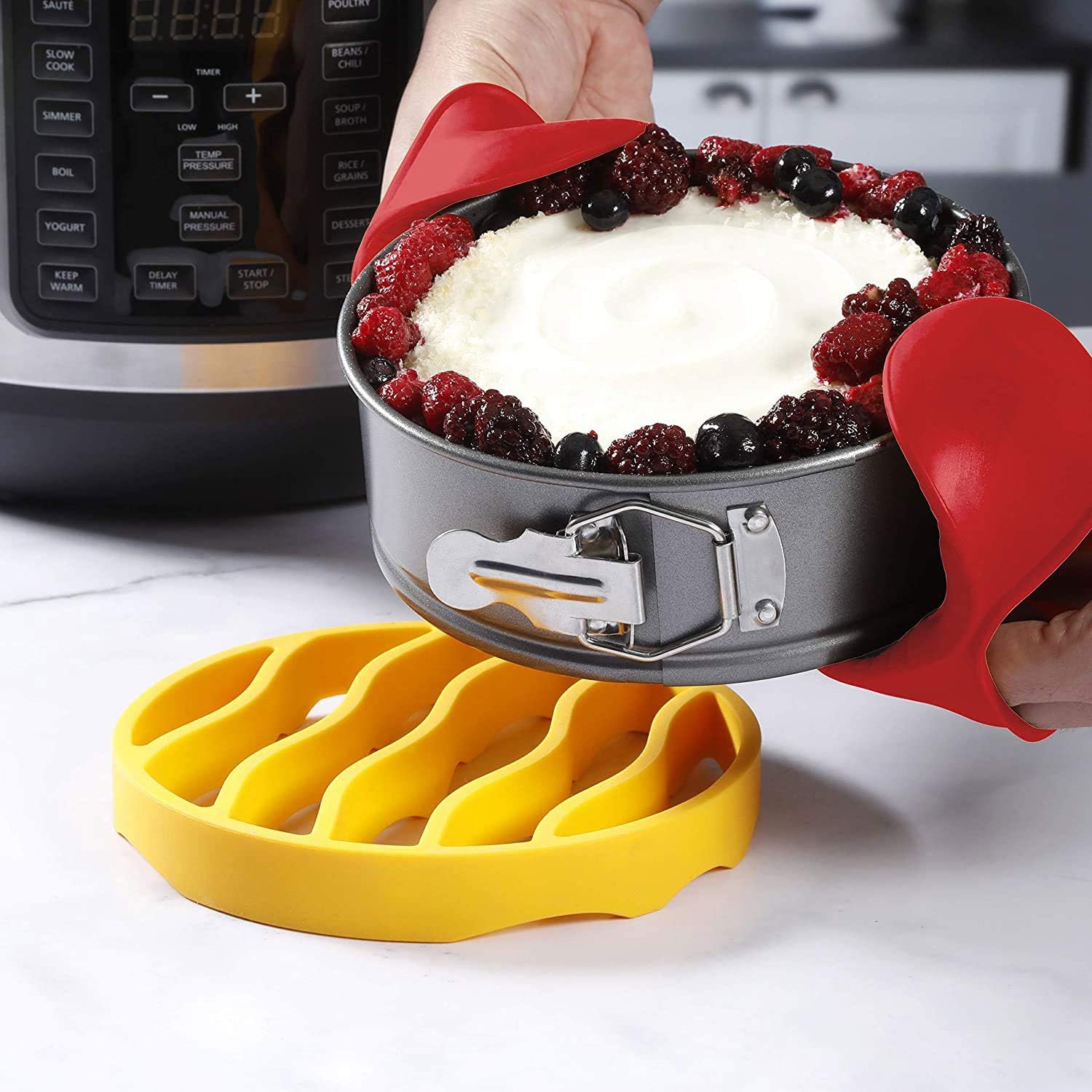 Crock Pot Express Essentials Accessories Combo Kit, 7-Piece, Assorted Colors