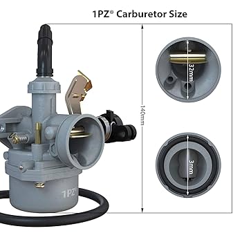 Amazon.com: 1PZ CP9-Z01 PZ19 19mm Carburetor with Cable