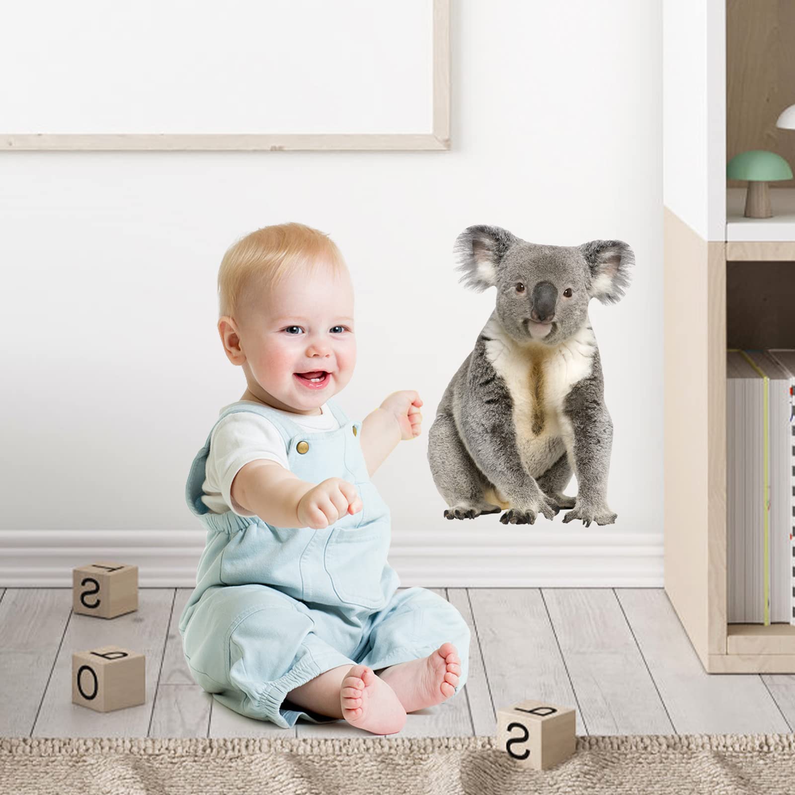 Koala Bear Wall Stickers – Cute Peel & Stick Vinyl Decals For Kids Room, Car, Nursery