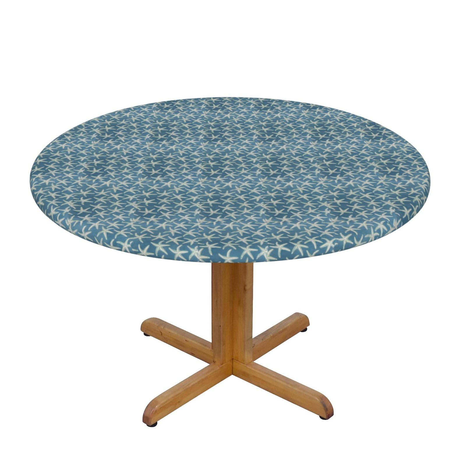 Nappe ronde en laine anti-bruit pour repas de famille en cuisine