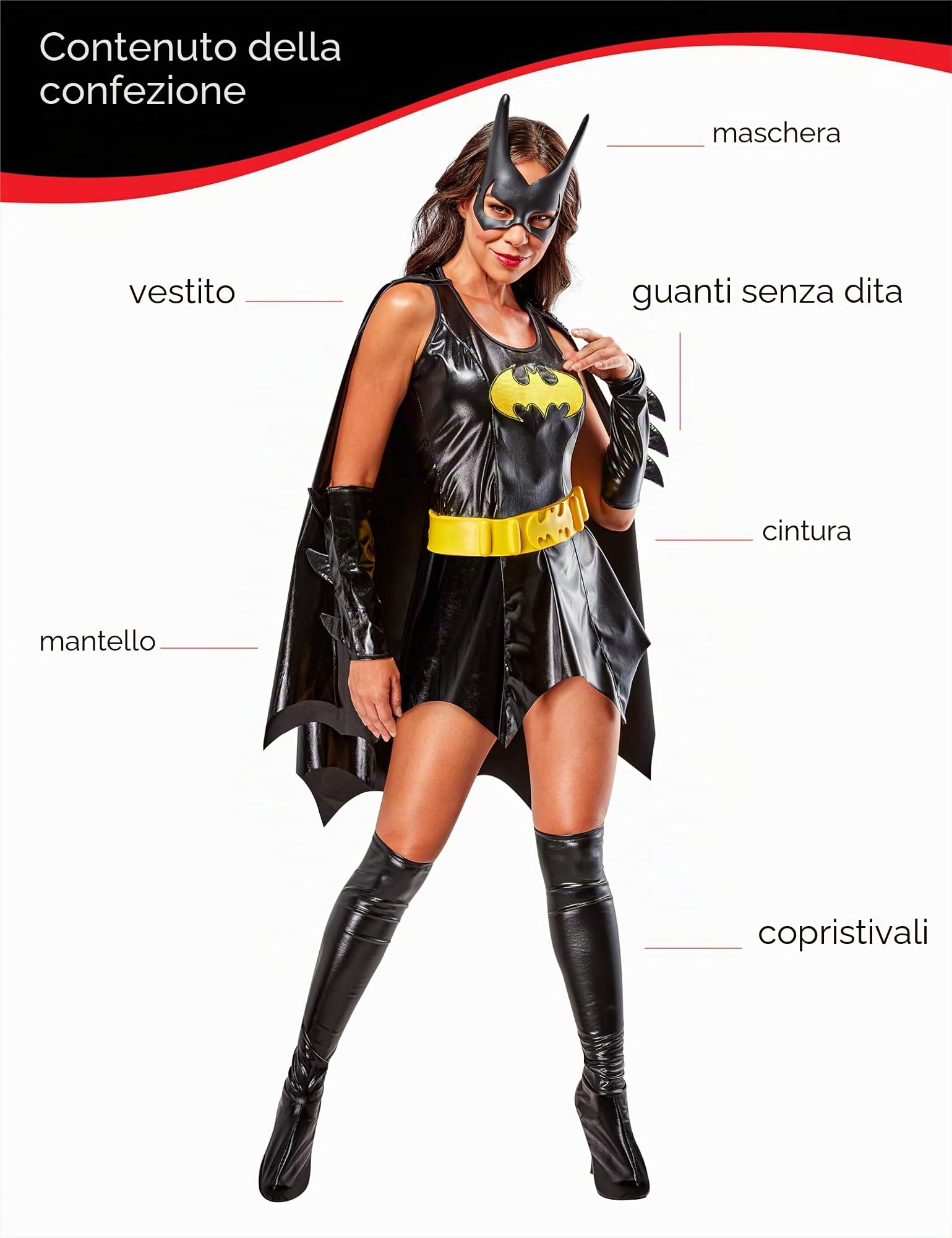 Rubies Costume da Batgirl Deluxe DC Comics da donna