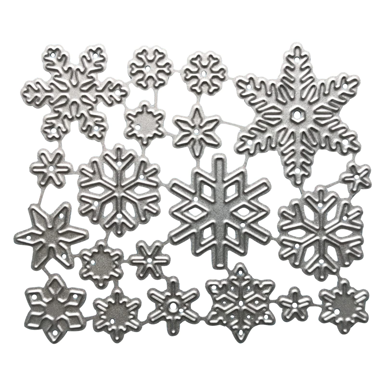 LiRRvb Christmas Snowflakes Die Cut Stencils Scrapbooking Embossing Tool Carbon Steel Cutting Die for Scrapbooking Card Making Metal Cutting Dies for Card Making