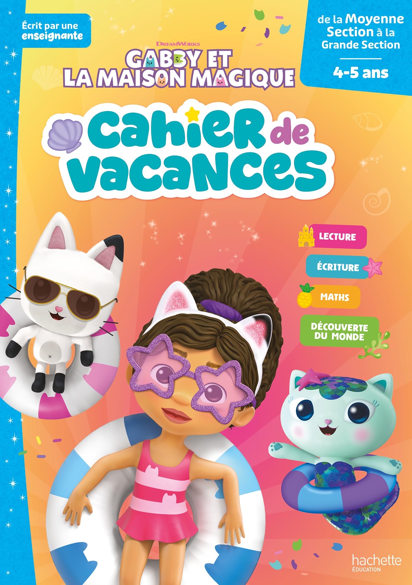 Gabby et la maison magique - Cahier de vacances 2026 - De la Moyenne Section à la Grande Section: De la MS à la GS