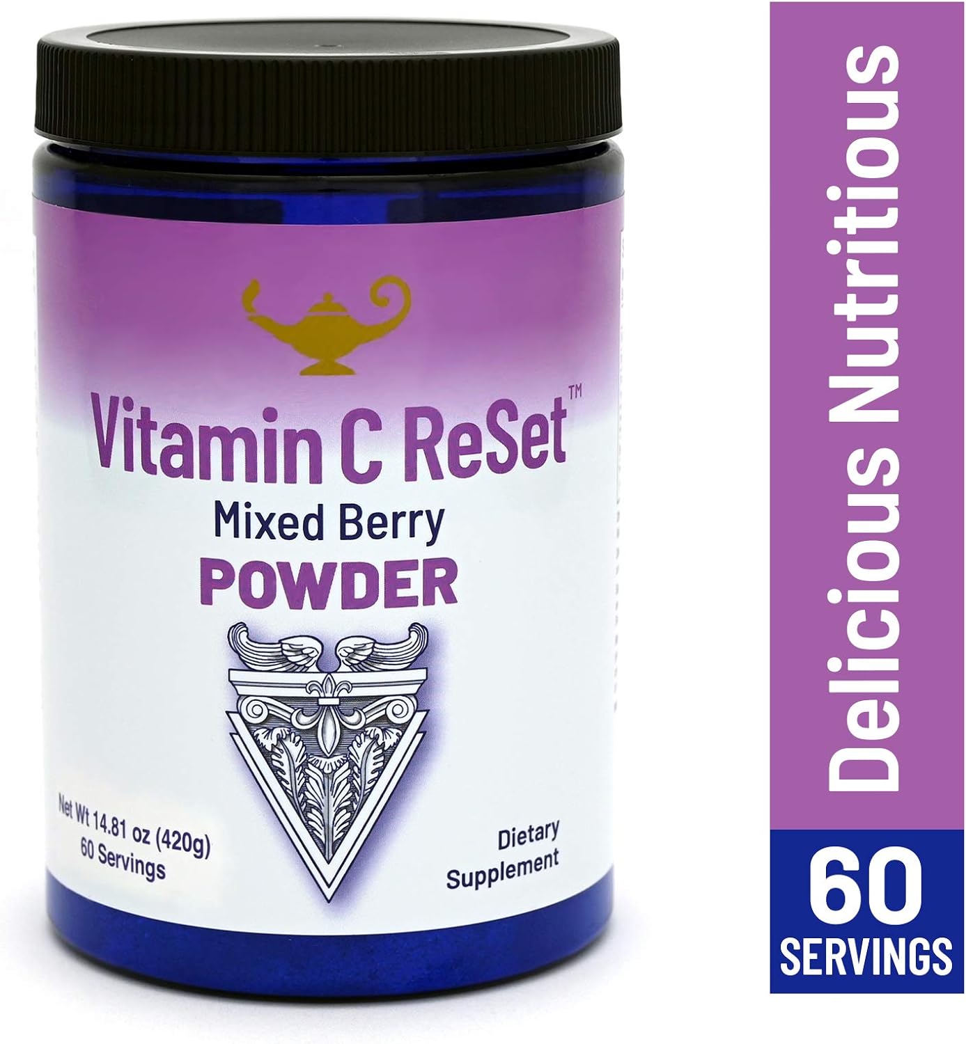 RnA ReSet Vitamin C Reset – Berry-Flavored Vitamin C Powder with Potassium & Fruit Blend, 14.81 Oz (60 Servings)