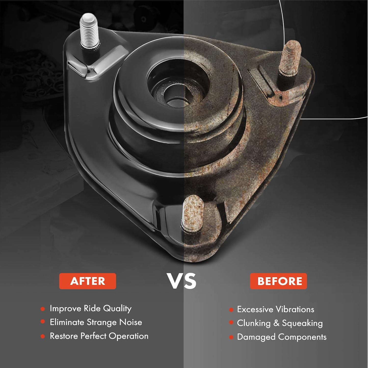 A-Premium Front Suspension Strut Mount Compatible with Hyundai Sonata 2011-2019 2.0L 2.4L, Azera 2012-2017 3.3L & Kia Optima 2011-2016 2.0L 2.4L, Cadenza 2014-2016 3.3L
