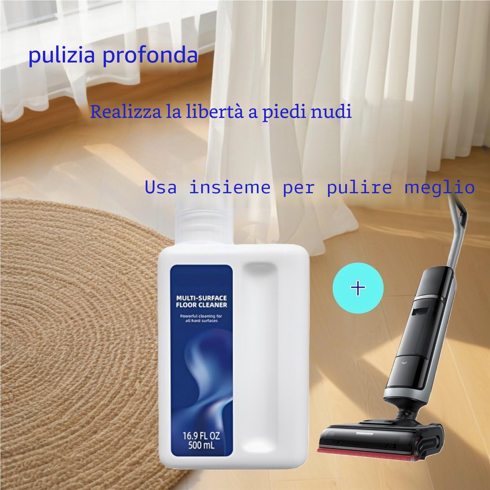 Soluzione for la pulizia dei pavimenti multi-superficie, compatibile con Dreame H12 Dual/ H12 Pro Ultra/ H12S/ H14/ H14 Pro/H14 AE/ H15 Mix/ H15S/ H15 Pro/ H15 Pro Heat /G10 Pro(3 bottles)
