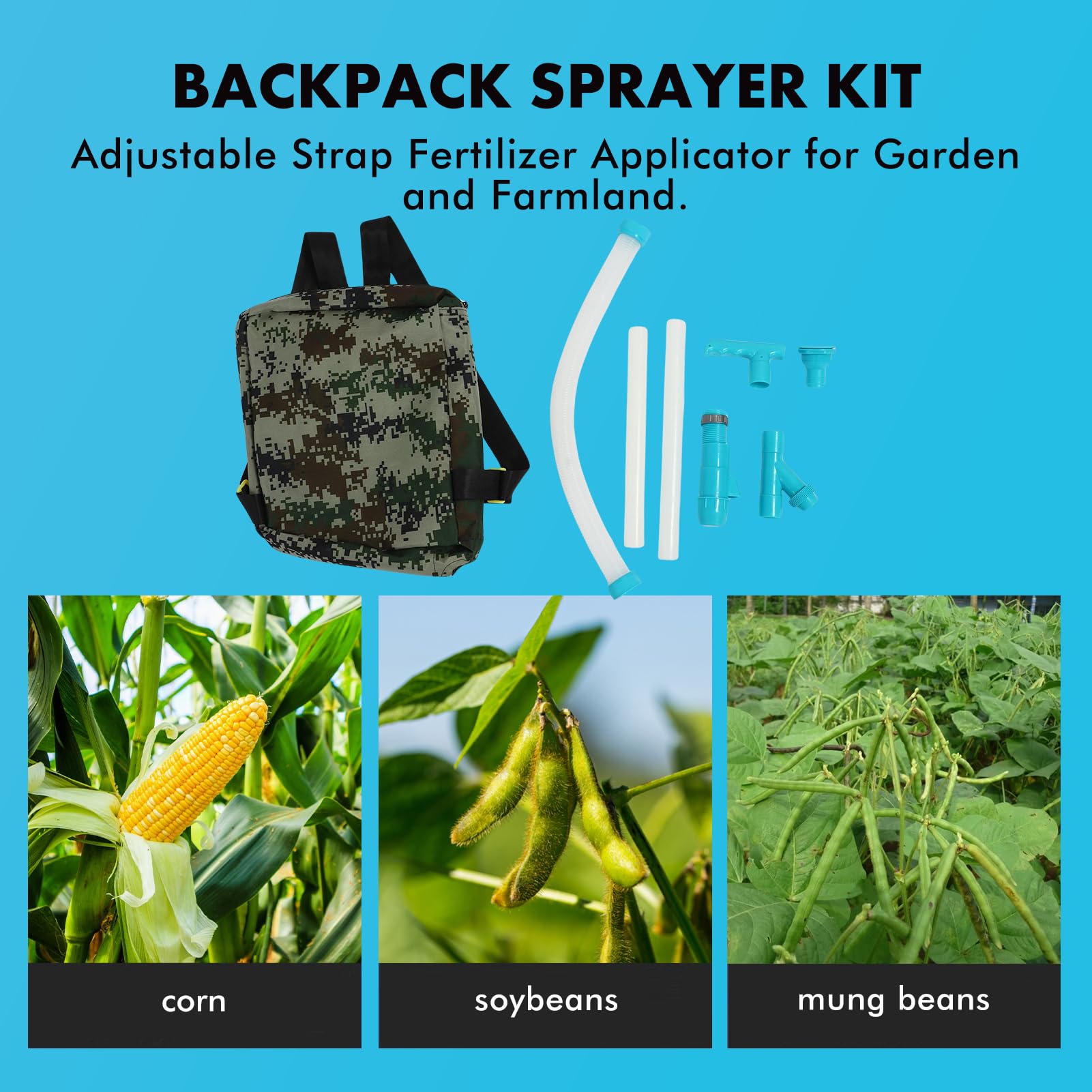 Esparcidor De Fertilizante Mochila, Esparcidor Manual Esparcidor De Semillas Aplicador De Fertilizantes, Portátil Ajustable Abonadora Manual Pulverizador De Fertilizante Para Fertilización, Jardinería