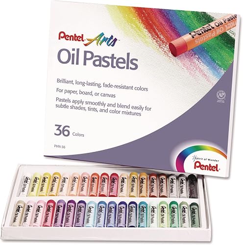 PENPHN36 - Oil Pastel Set with Carrying Case