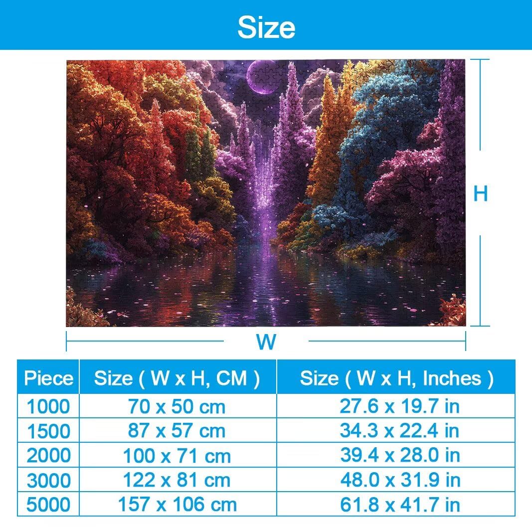 Puzzle Paesaggi, Puzzle 1000 Pezzi per Adulti, Regalo Donna/Uomo -2591