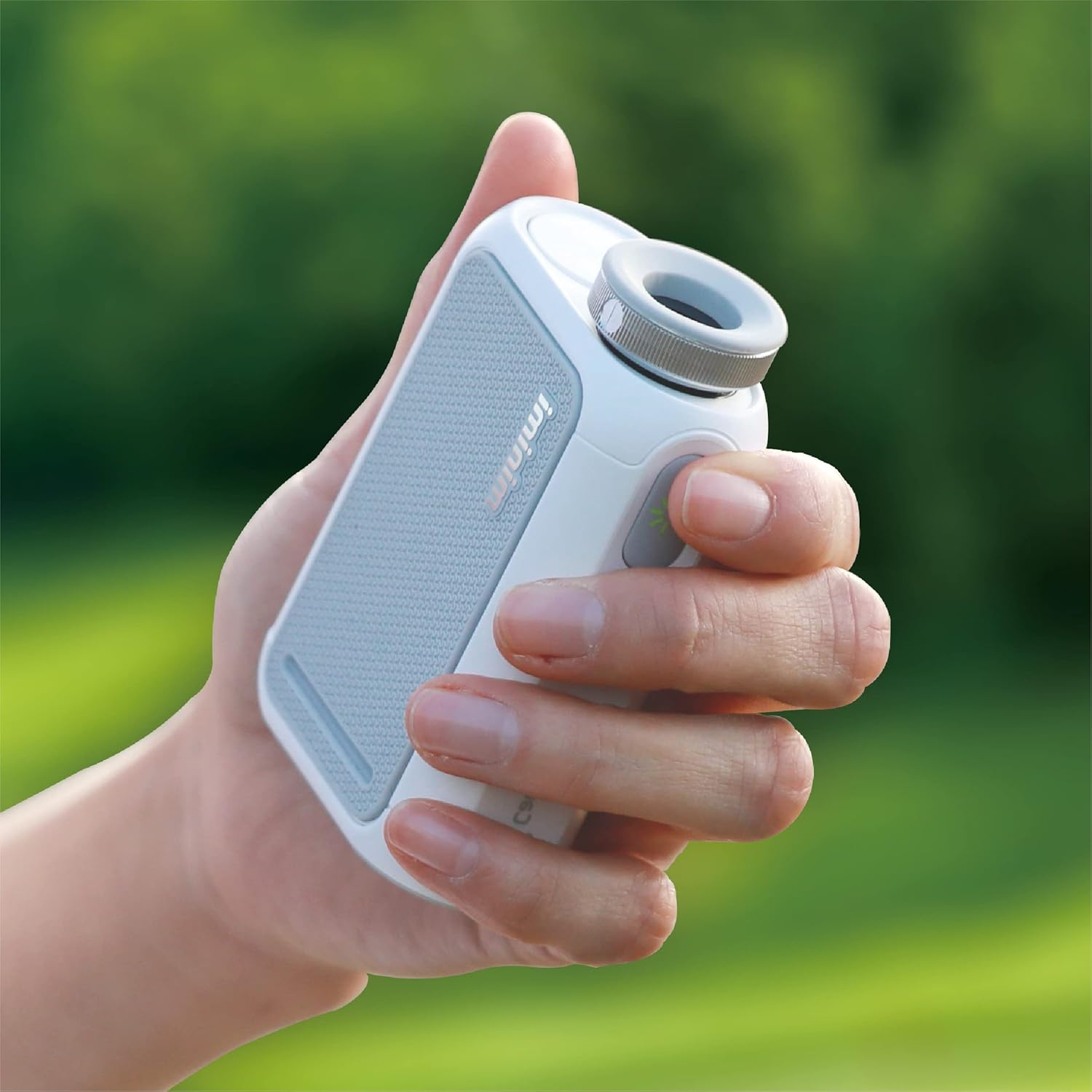 CaddyTalk Minimi NR, The Most Feature-Packed Golf Laser Rangefinder, Magic Slope, E-Slope, 6X Super Clear View, 10-1200M, Water Resistant, 700mAh Rechargeable Battery, Rangefinder Case