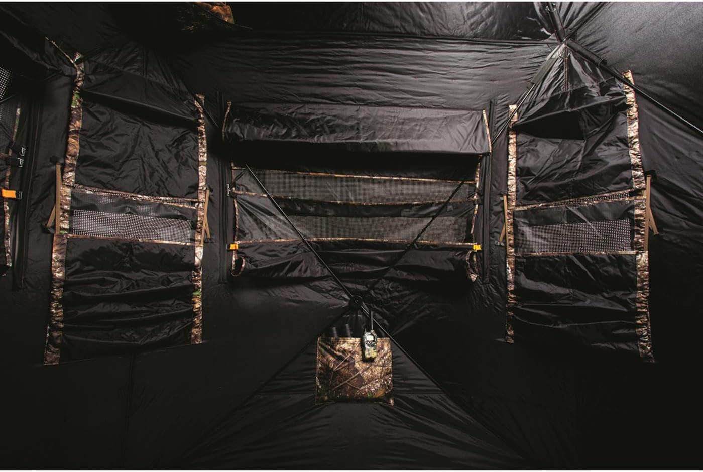 Guide Gear Field General 4-Star Hunting Ground Blind with Snow Support Pole, 1 Man Person Tent, Turkey, Duck, Deer Hunting Gear Equipment Accessories