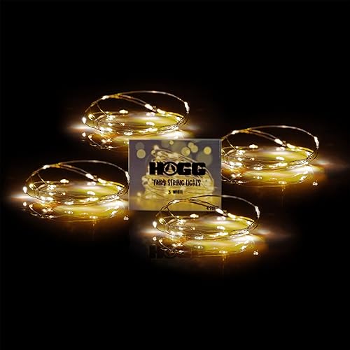 Miniatura 10 de Hogg Serie DIY - Guirnalda de luces de vaso de 6 pies, color blanco, paquete de 4