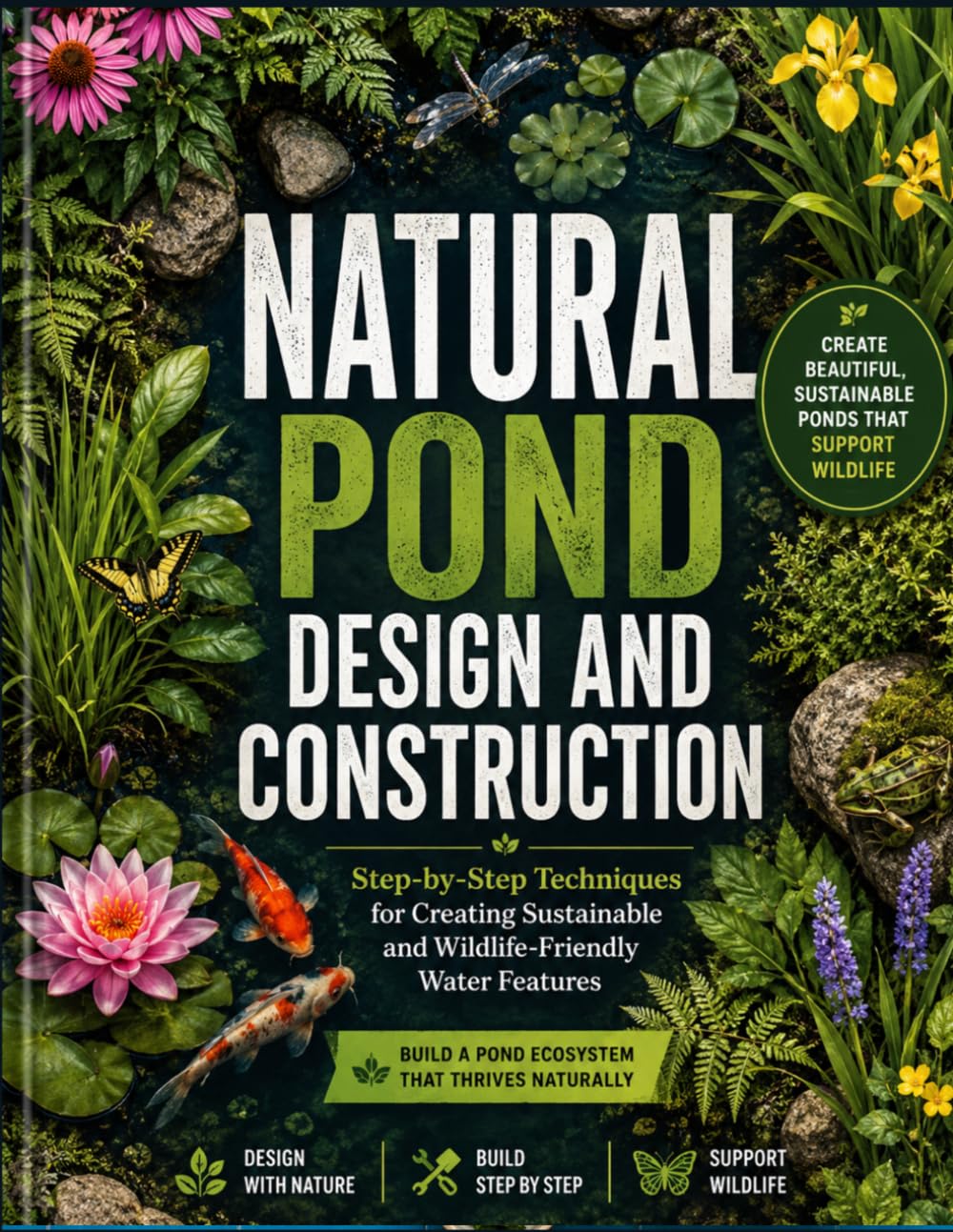 Natural Pond Design and Construction: Step-by-Step Techniques for Creating Sustainable and Wildlife-Friendly Water Features
