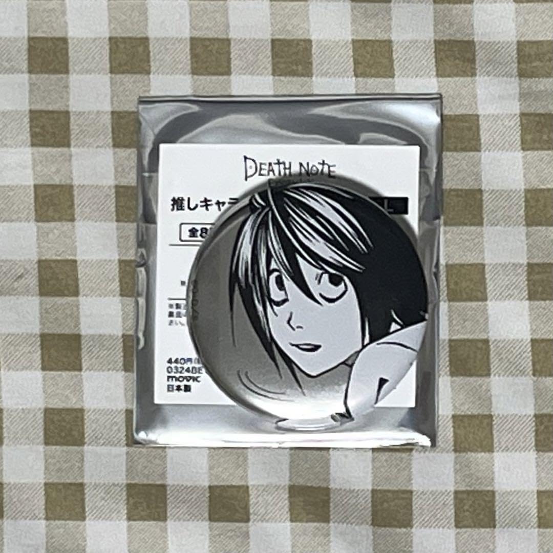 L デスノート展　缶バッジ　推しキャラバッジ デスノート展 DEATH NOTE 名古屋 推しキャラバッジコレクション