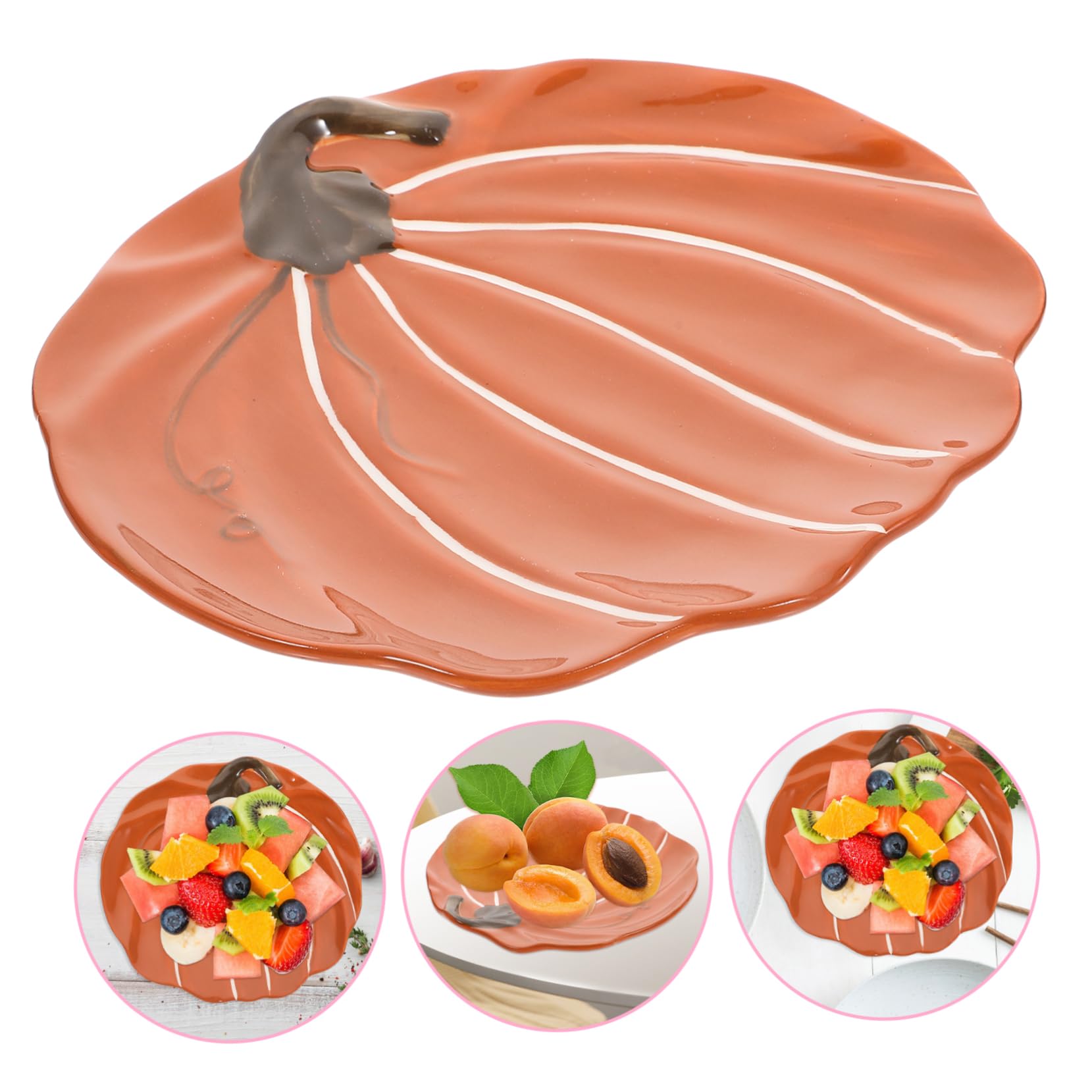 Barattolo in ceramica a forma di zucca, con coperchio, ermetico per Halloween, decorazione autunnale per cucina, camera da letto, feste, soggiorno, appartamento