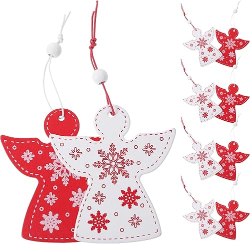 EXCEART 20 piezas de decoraciones de Navidad, adornos de Navidad, decoración de árbol de Navidad, colgante de árbol de Navidad, decoración colgante