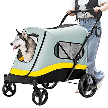 Amazon.co.jp: MOTOSTAR ペットカート 大型犬 中型犬 一秒