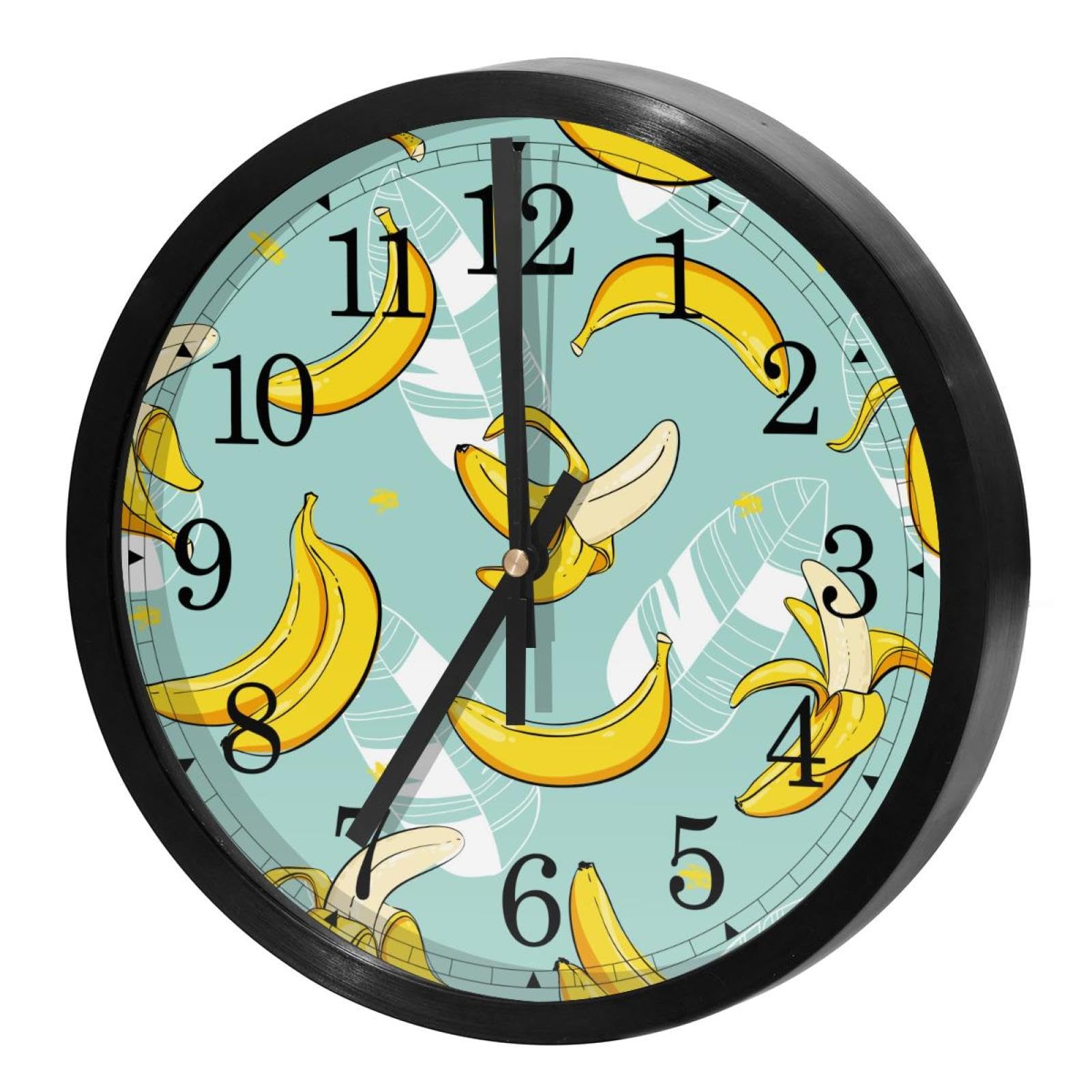 Horloge murale silencieuse sans bruit pour concentration bureau