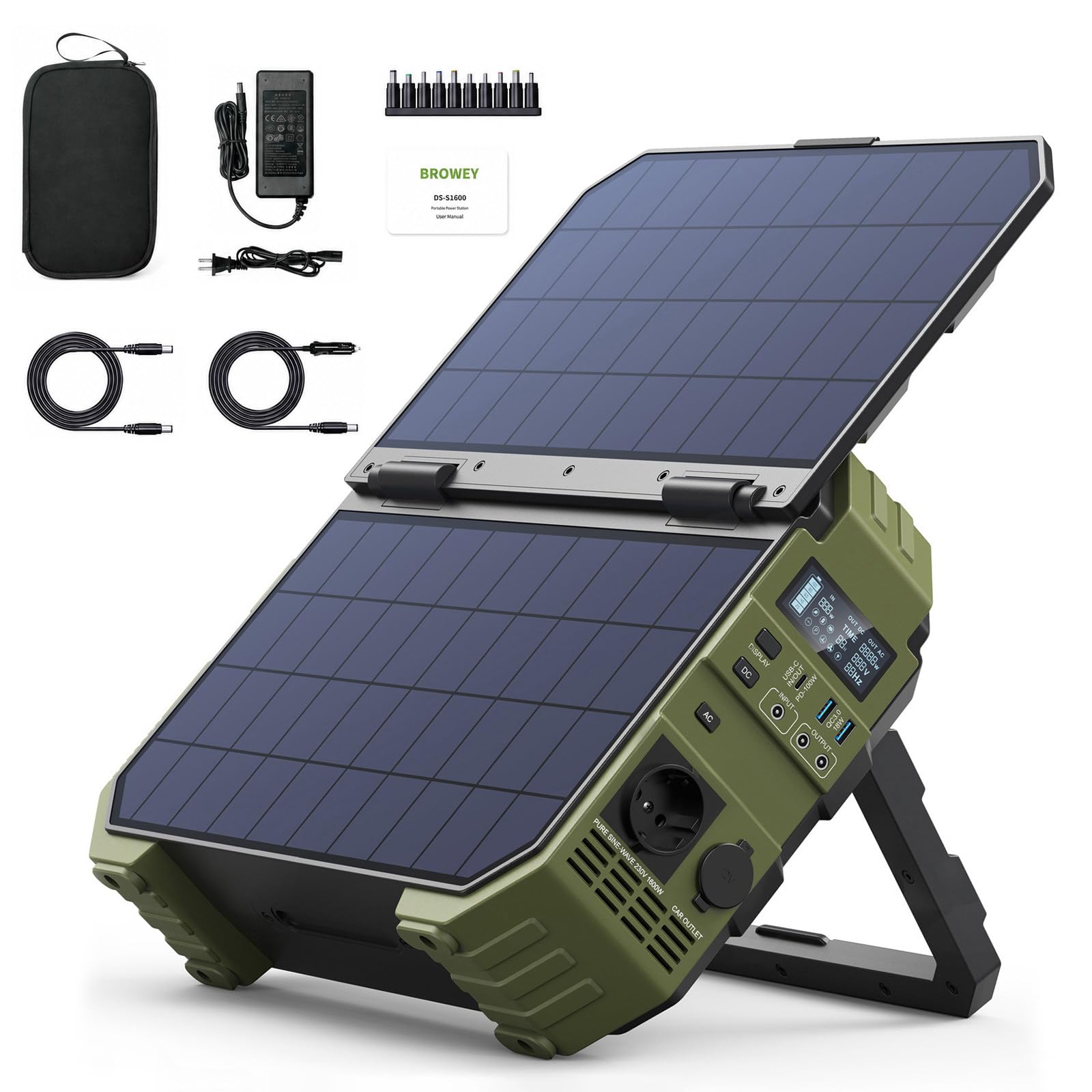 Generator Solarny 1600W, Kompleksowe Rozwiązanie Zasilania Off-Grid