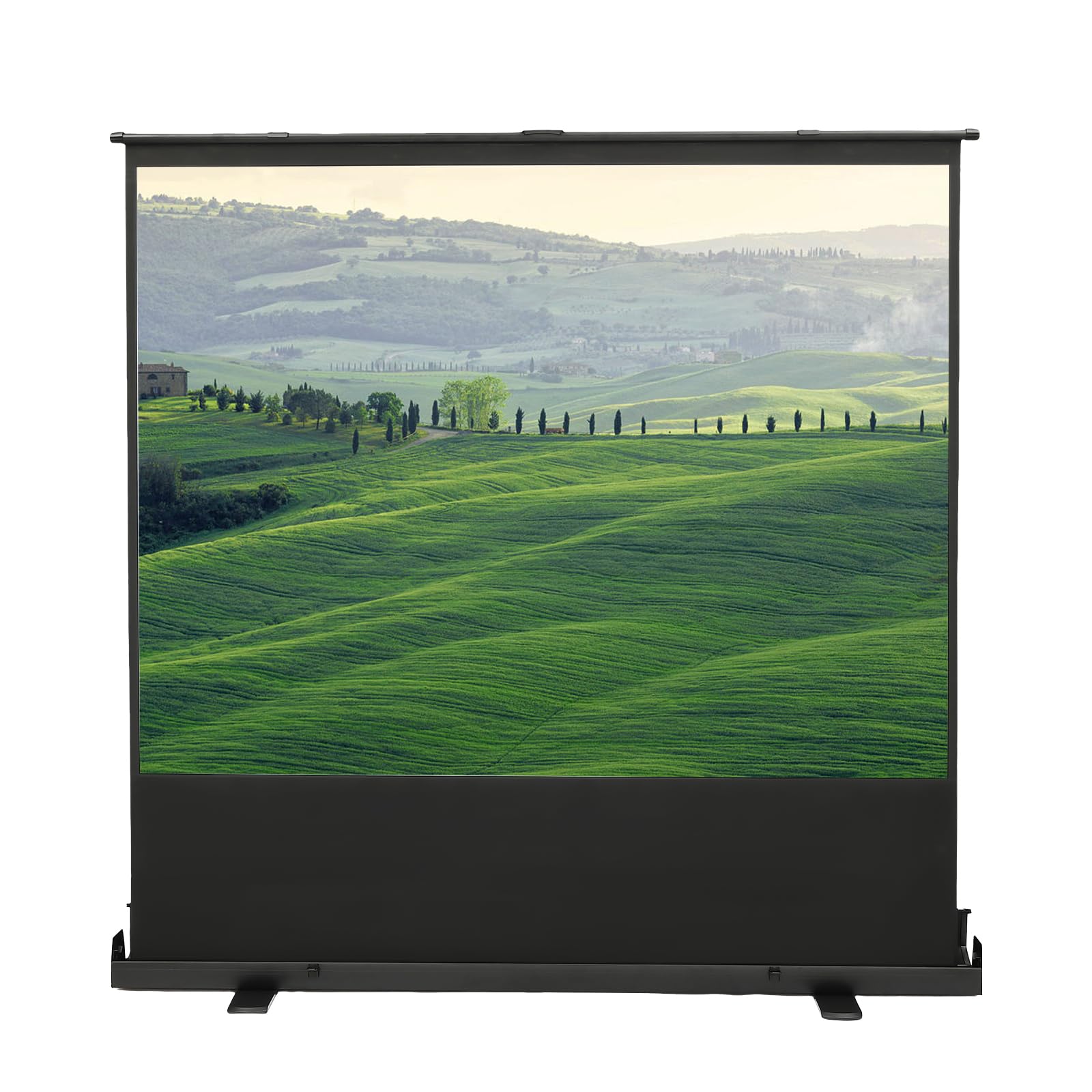 Tela allungabile 4:3 per videoproiettore, tela autoportante, 164 x 200 cm, upgraded Pull-Up, bianca, pieghevole, non richiede montaggio