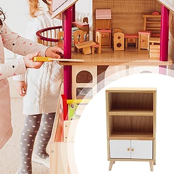 1/12ドールハウス ミニチュア●雑貨屋 アンティーク家具 リビングボード 食器 Amazon | GENERIC ミニチュア棚食器棚 1:12 ミニチュア食器棚