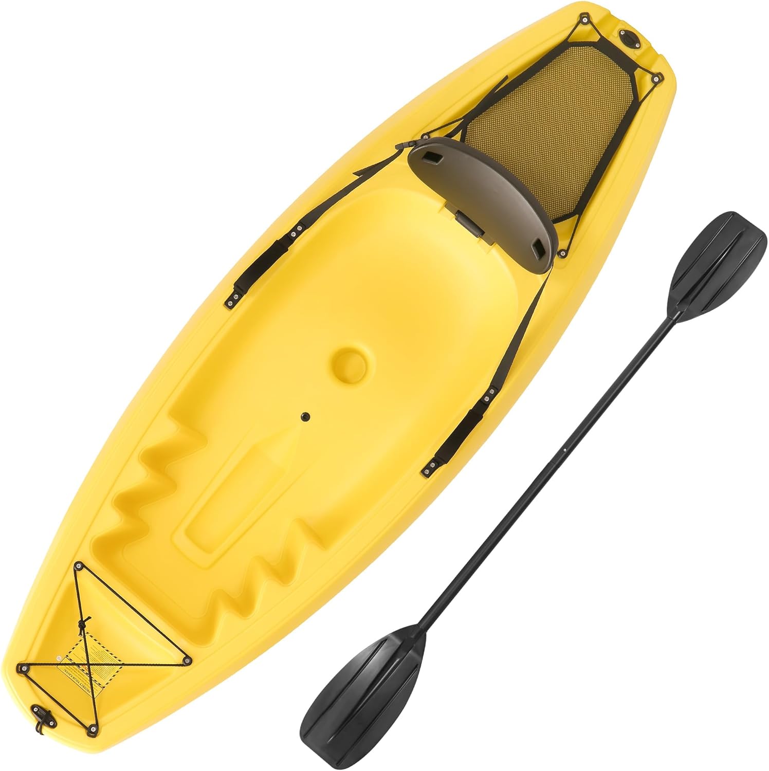 Kayak with Paddle 6.5 FT Recreational Rowing Fishing Boat with Hard Shell Recreational Ocean Kayak Sit-in one Person Kayak with Paddle 6.5 FT Recreational Rowing Fishing Boat with Hard Shell Recreational Ocean Kayak Sit-in one Person