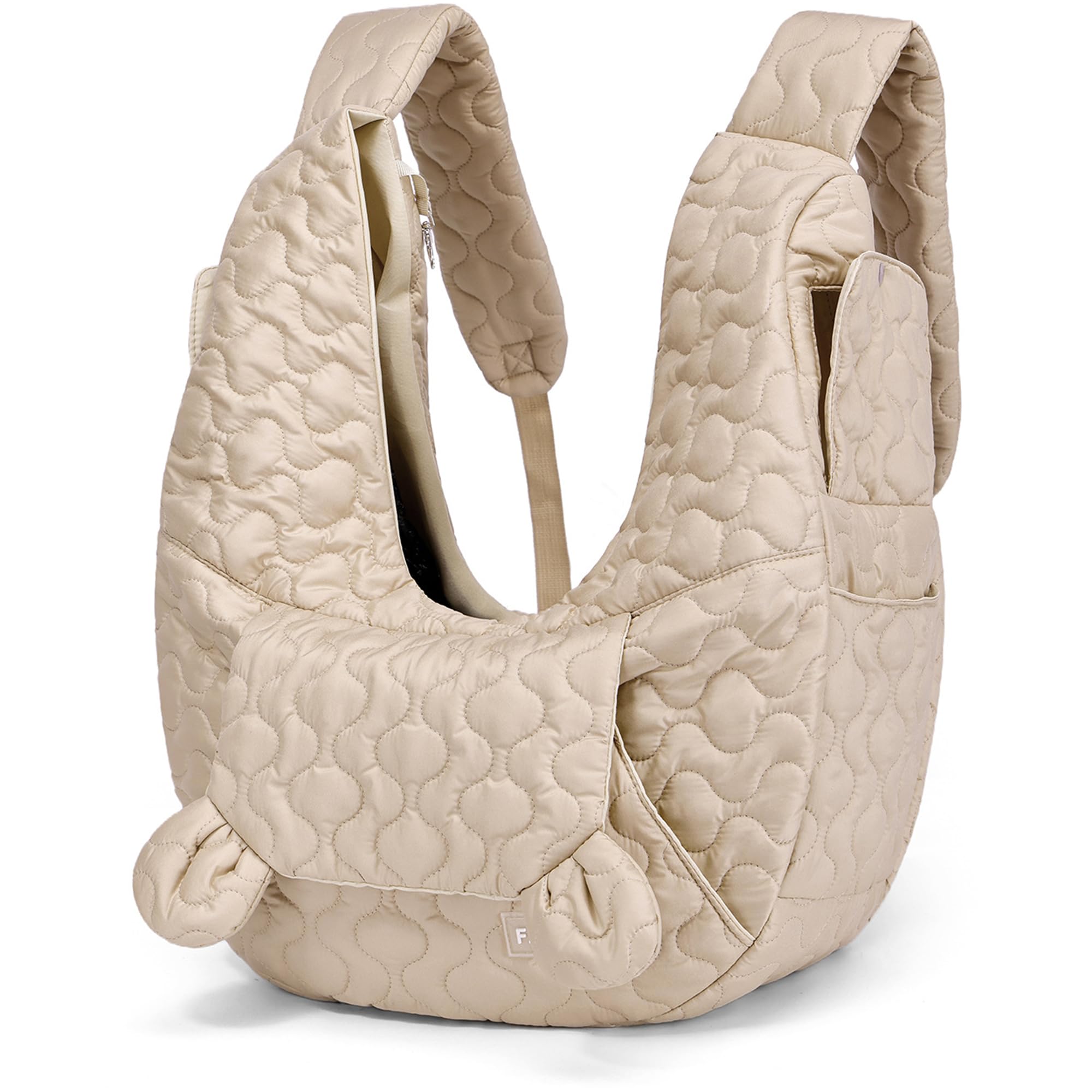 Sac de transport chien 5kg rembourré pour soulager le dos du maître