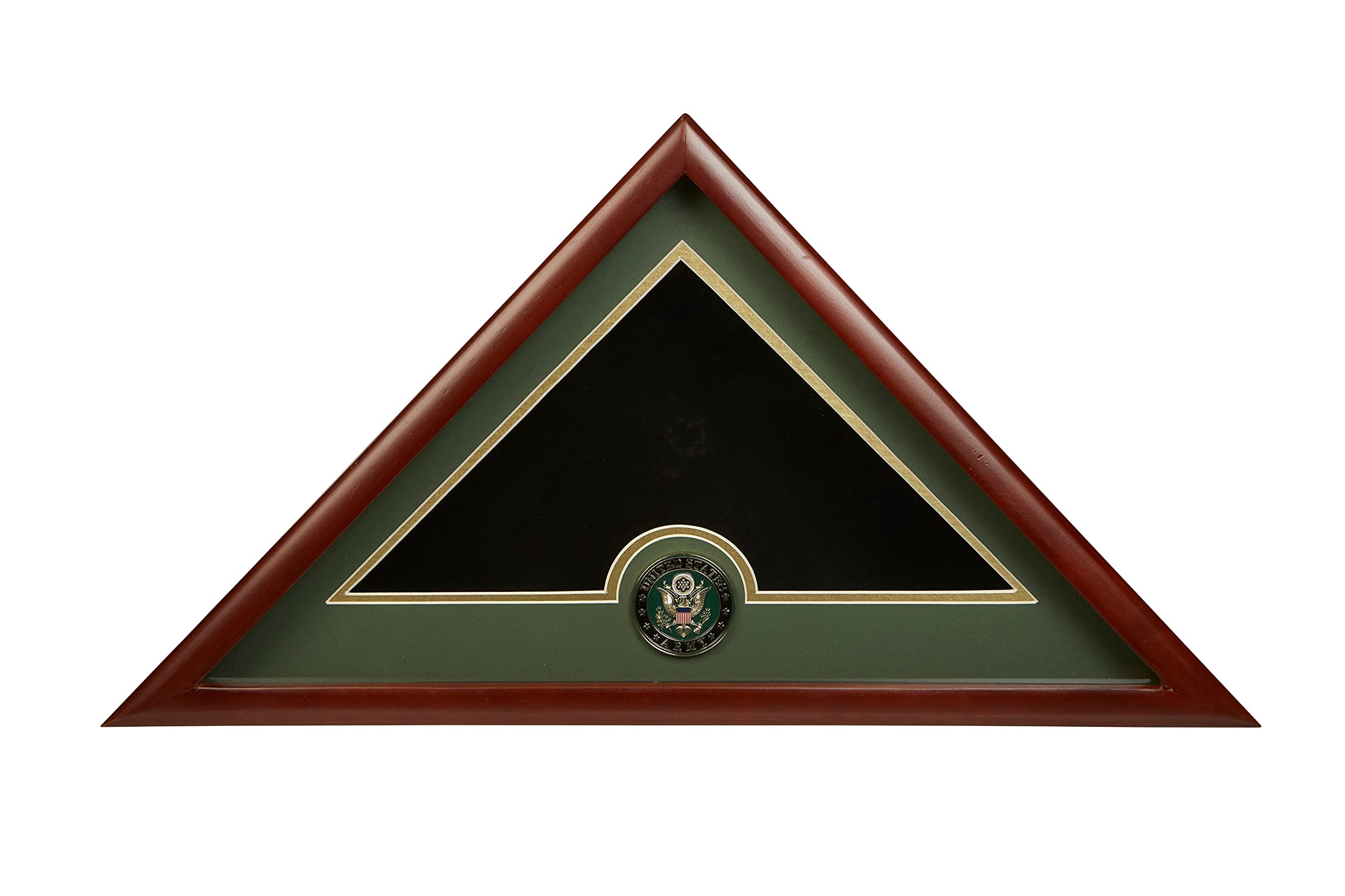 Allied Flag US Flag Display Case with Army Medallion Crafted from Premium
