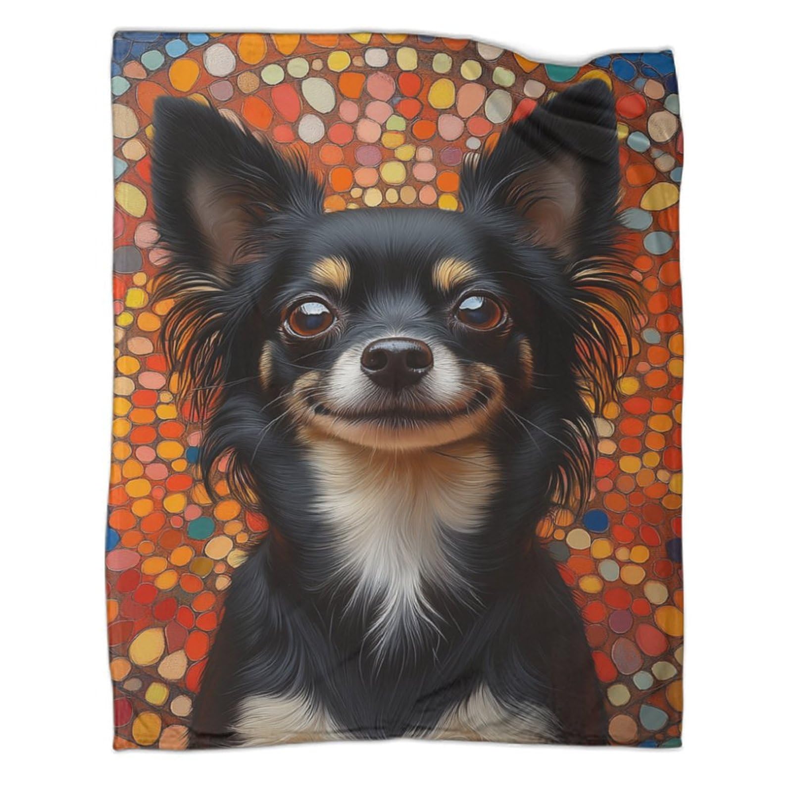 Couverture de voyage Chihuahua, le plaid doux idéal à offrir pour adulte