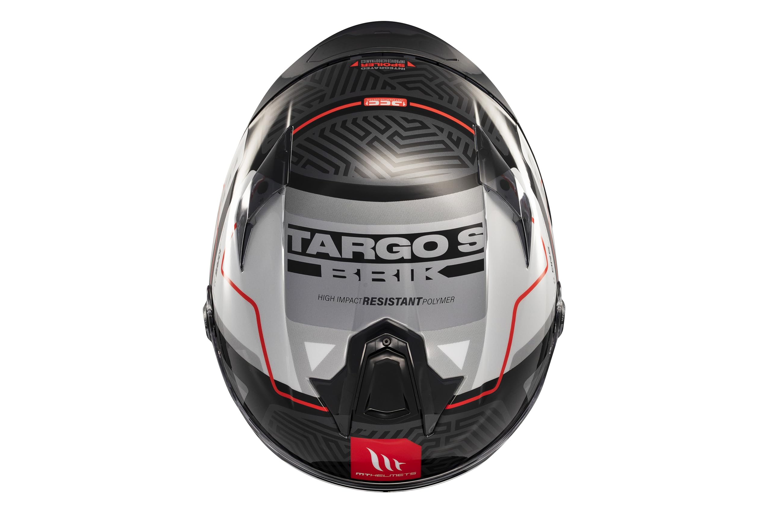 MT Helmets Targo S – Casco Moto Integral con Visor Solar Full Vision, Pantalla Compatible con Pinlock, Interior Lavable y Cierre Micrométrico | Calota HIRP | Homologado ECE 22.06 & DOT