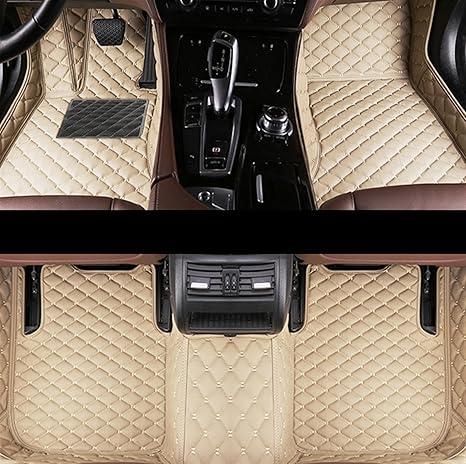 Amazon Co Jp 車用フロアマット トヨタ用カーフロアマットウィッシュ10 21 11 12 13 14カスタムオートフットパッド自動車カーペットカバー Color Lighe Beige 車 バイク