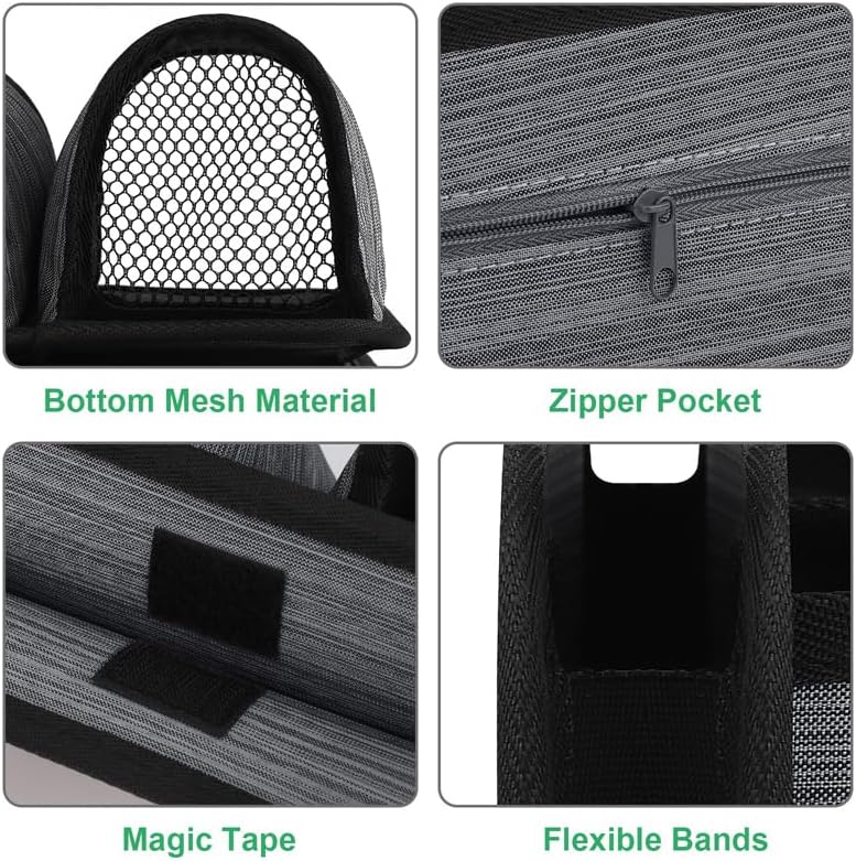 Miniatura 4 de Accmor Portavasos de viaje para equipaje, soporte universal para maleta, manos libres, para bebidas, maleta, taza de equipaje, regalos para