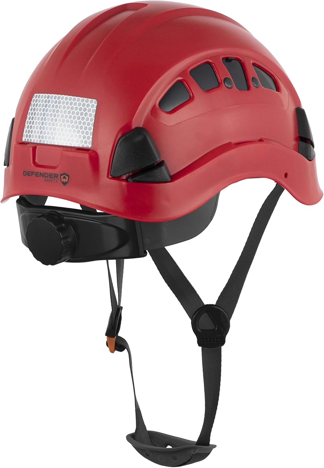 Best Deal Product Defender Safety H1-CH Safety Helmet Hard for Industrial & Construction ANSI Z89.1 (Red)