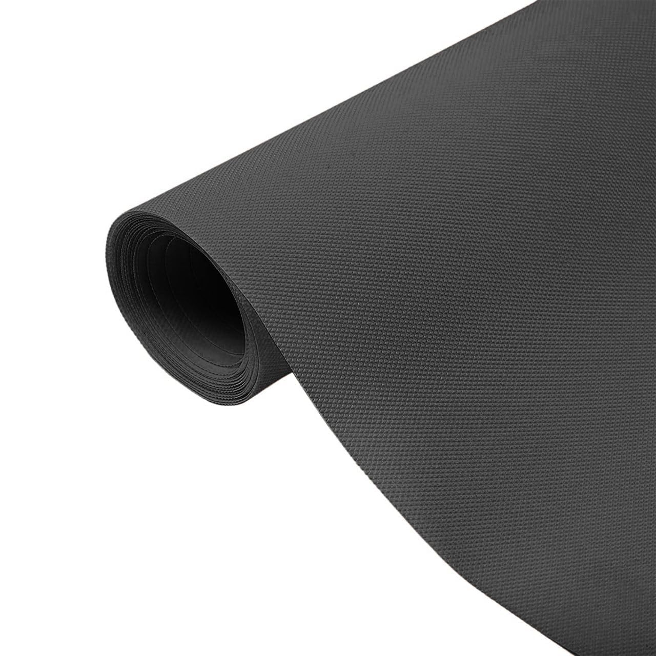 (150cm X 50cm) Black EVA Food Grade Washable Anti Slip Mat/Sheet for Fridge, Shelf Liner, Table, Kitchen Drawer mat (Diamond Texture, Black)-image-6