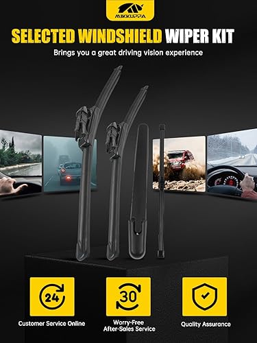 Vista 82 de MIKKUPPA Limpiaparabrisas de 26 pulgadas + 23 pulgadas + 12 pulgadas, repuesto para Mercedes-Benz 2013-2016 GL350 GL450, 2012-2015 ML350 ML550 ML63