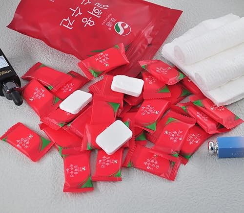 Miniatura 2 de Toallas gruesas comprimidas para desechar, pañuelos grandes de algodón para monedas, toallitas portátiles, toallas faciales para viajes y campamento