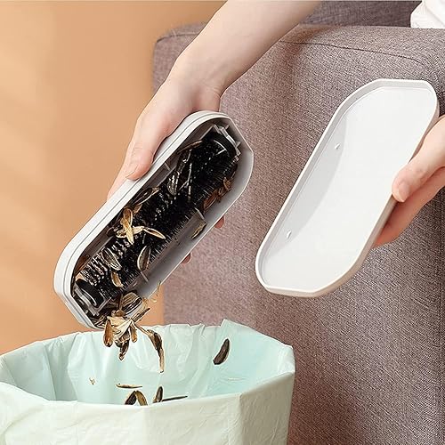 Miniatura 5 de Barredora multifuncional de migas de mesa, colector de residuos de cerdas suaves para mesa, alfombras, sábanas, sofás, cepillo de limpieza de ropa