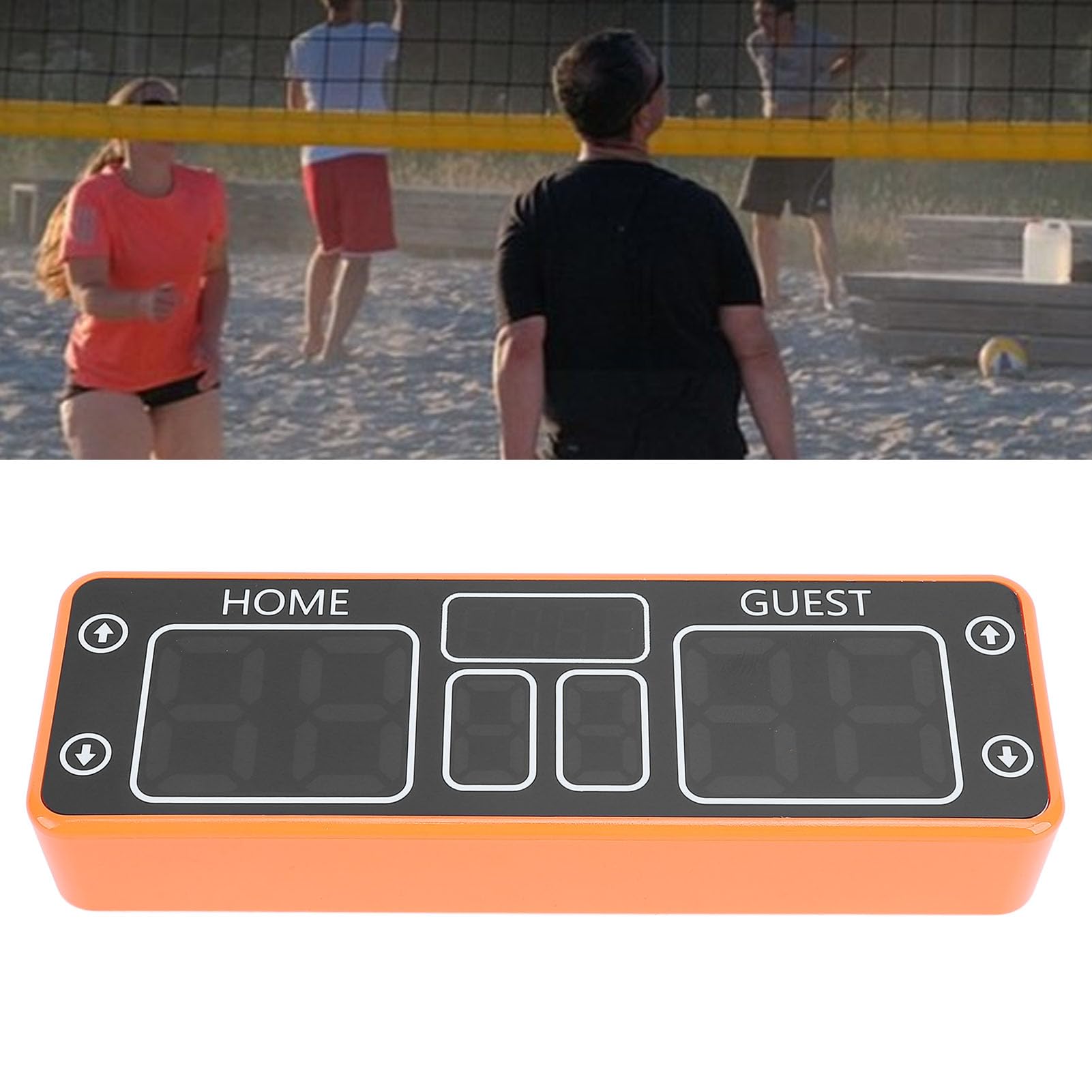 Tabellone segnapunti Digitale Portatile LED Segnapunti con Timer per Il Conto alla rovescia Batteria Ricaricabile Tabellone punteggio elettronico per Pong Pallavolo Giochi