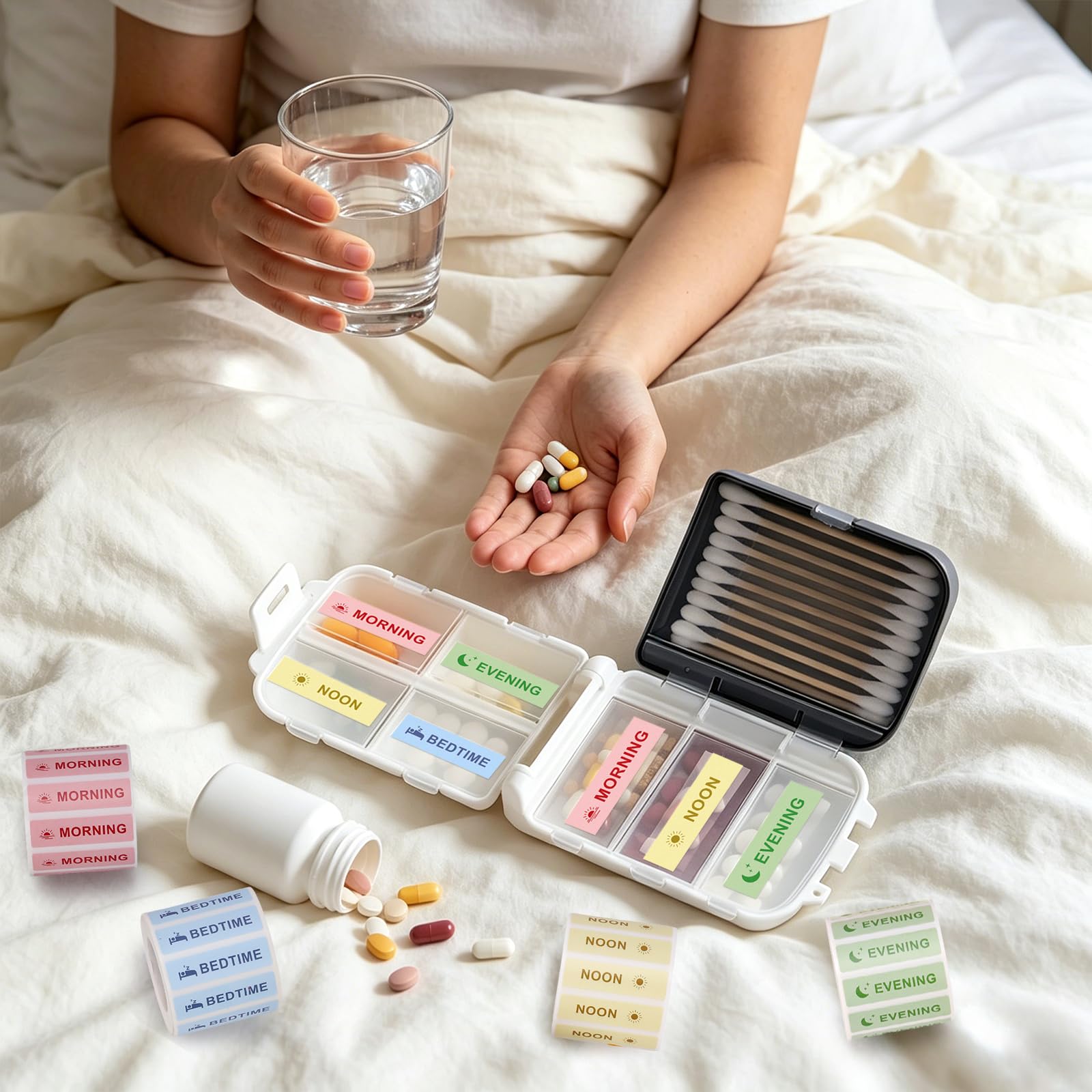 3200 Pcs Daily Medication Reminder Instruction Labels — Amazon image 4