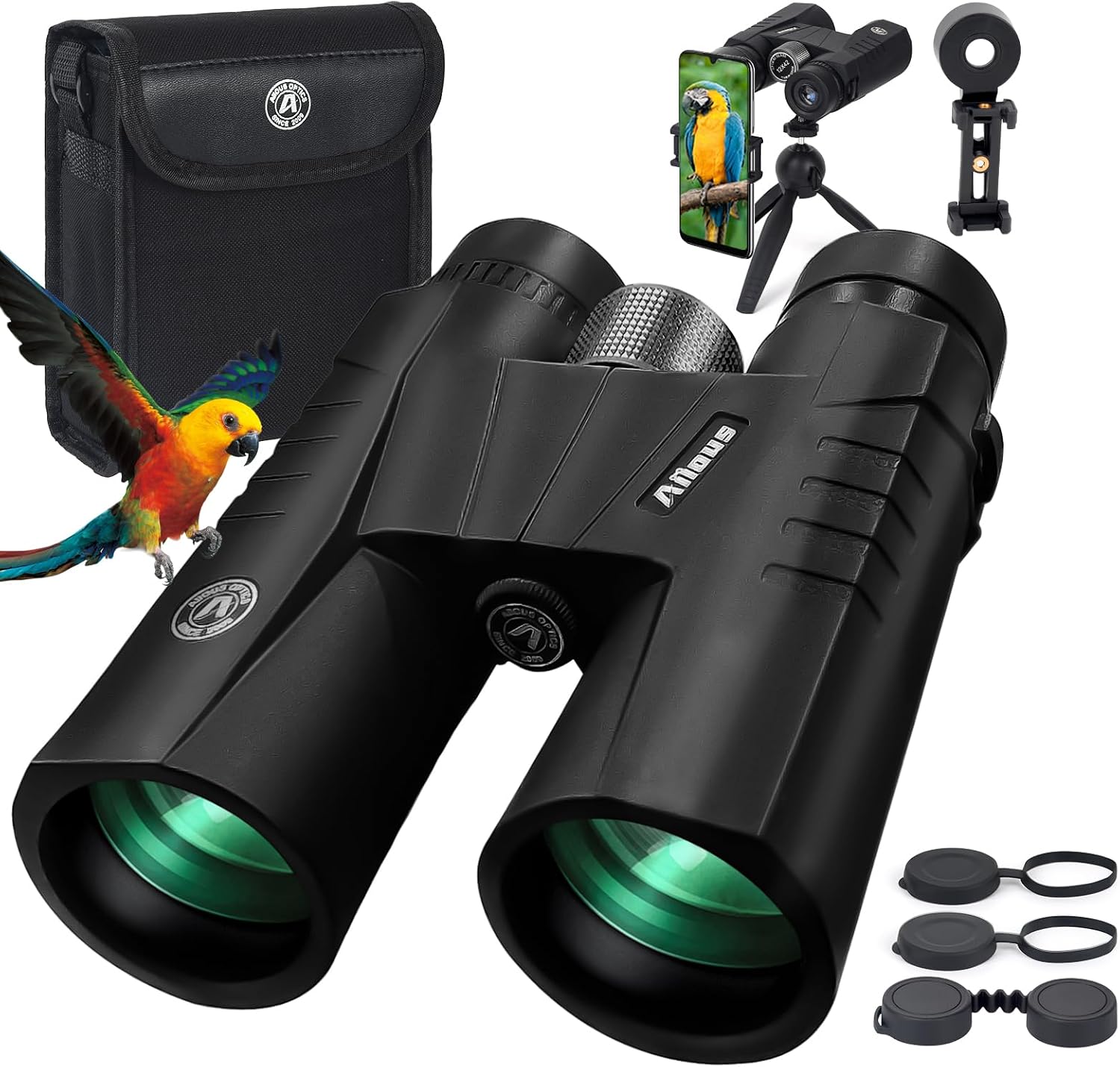 10X50 Jumelles claires de taille complète multi-revêtues et durables pour l'observation des oiseaux pour adultes - Chine Télescope étanche, jumelles étanches