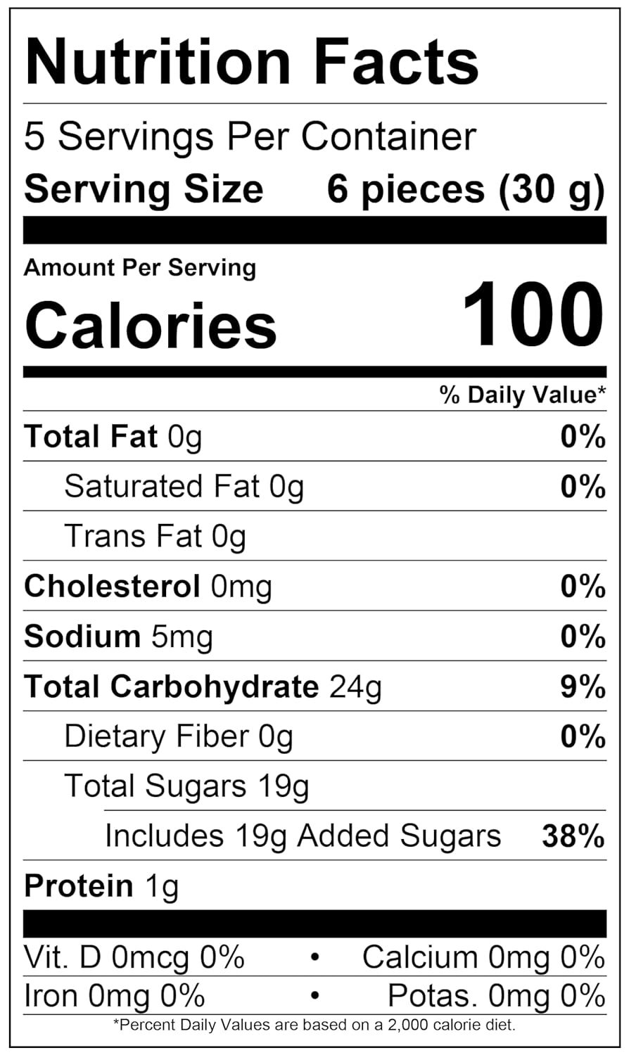 Gustaf's Licorice Duo's Pack of 6 (5.29 oz Bag) Two-Toned Licorice Delights for Movie Nights, Halloween and More in a Bulk King of Sweets Bag